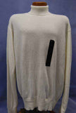 White men's cashmere turtleneck pullover sweater by Sean John in X-Large size