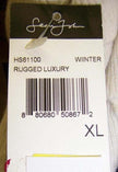 White men's cashmere turtleneck pullover sweater by Sean John, size XL