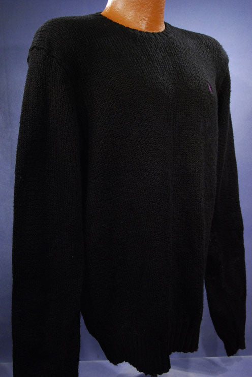 Men's Cotton Crewneck Pullover Sweater by Polo Ralph Lauren