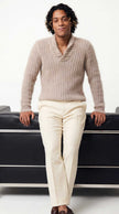 Men's GUCCI luxurious shawl-neck angora sweater in stock, rare style