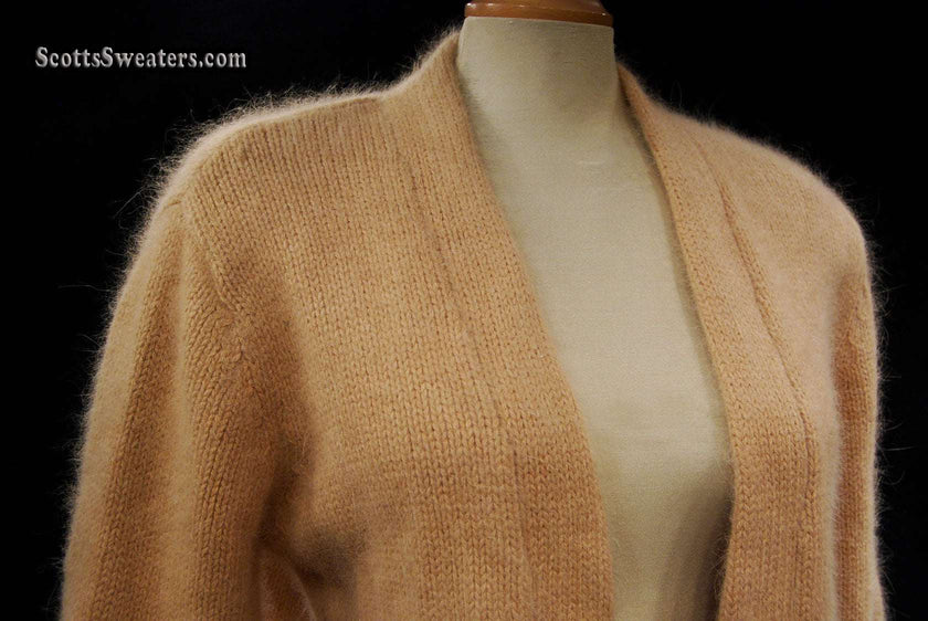 Woman's Angora Shrug soft open-front cropped cardigan by Moda International for Victoria Secrets