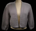 Woman's Angora Shrug cardigan sweater by Moda International for Victoria Secrets, soft and comfortable cropped shrug