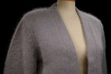 Woman's Angora Shrug cropped cardigan by Moda International for Victoria Secrets breathable and soft