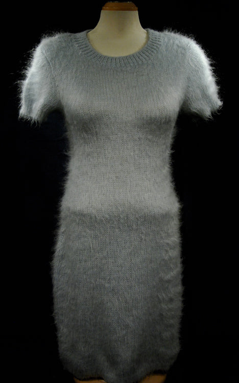 Powder-blue Mohair Sweaterdress