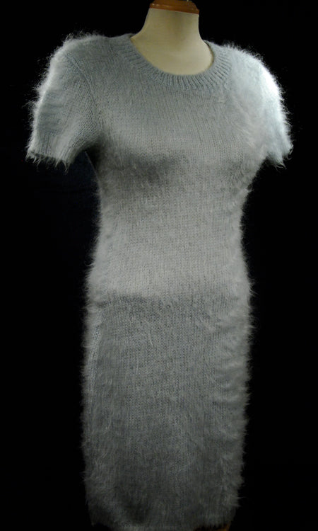 Powder-blue Mohair Sweaterdress