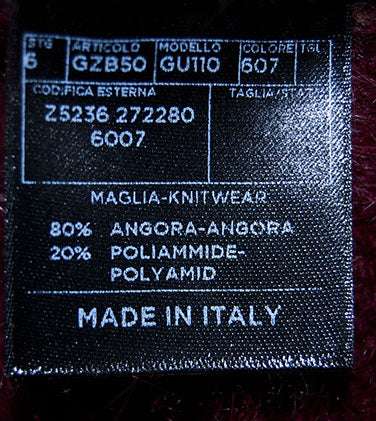 Men's GUCCI Sweater Angora Crewneck