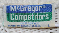 Men's Retro Tennis Sweater Zipper-Front Cardigan
