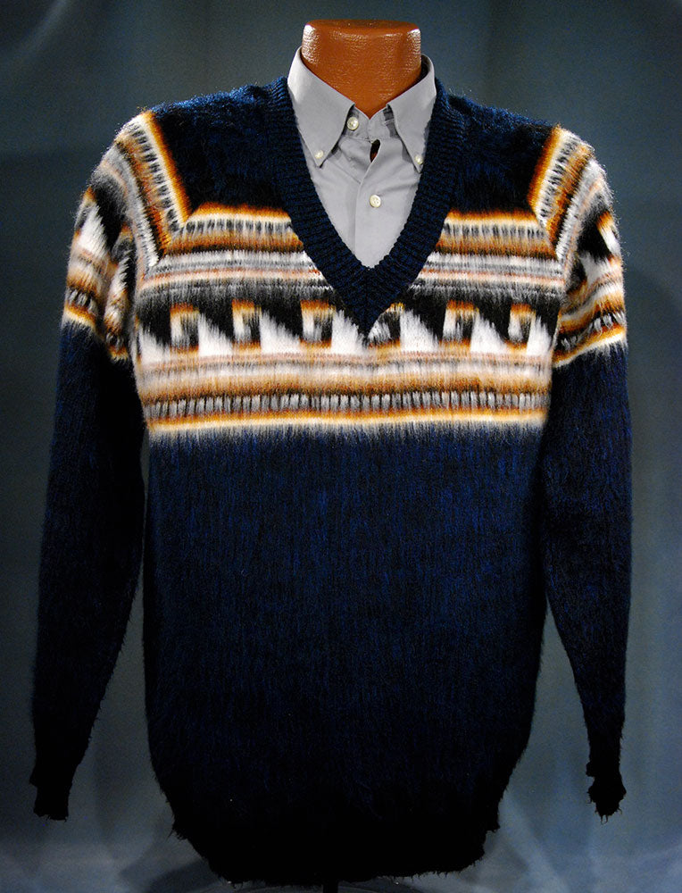 Alpaka-Pullover mit V-Ausschnitt für Herren