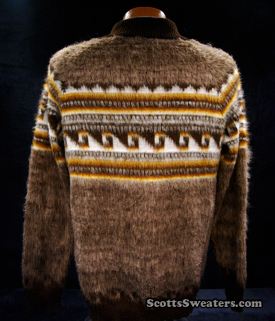 Alpaka-Pullover mit V-Ausschnitt für Herren