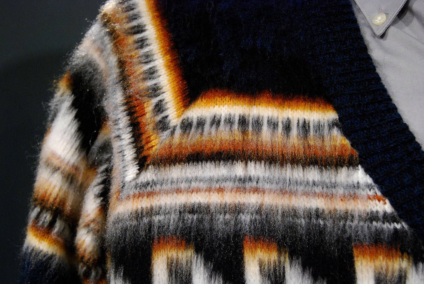 Alpaka-Pullover mit V-Ausschnitt für Herren