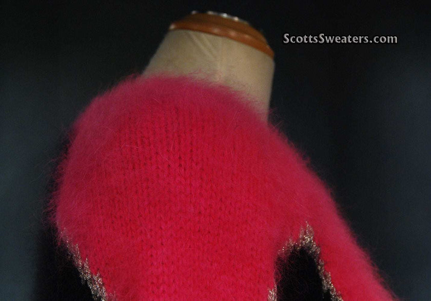 Two-tone angora sweater by Juicy Couture soft pullover