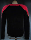 Two-tone angora sweater by Juicy Couture in soft pullover design