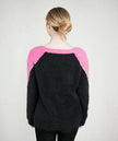Two-tone angora sweater by Juicy Couture soft pullover design