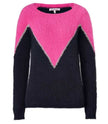 Two-tone angora sweater by Juicy Couture, soft pullover design