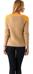 Two-tone angora sweater by Juicy Couture bold soft pullover