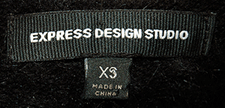 Woman's Angora Shrug cardigan sweater by Express with jeweled rhinestone button