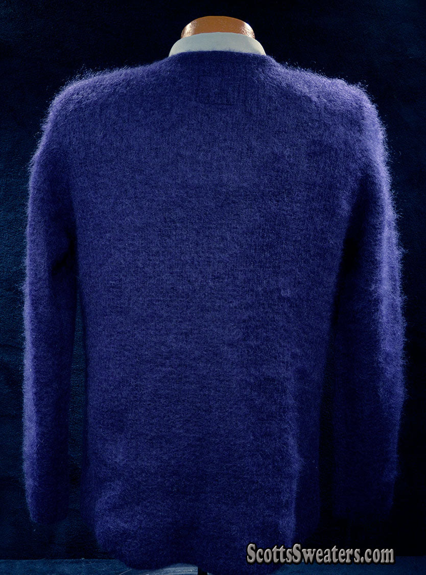 Men's Cardigan Mohair Sweater
