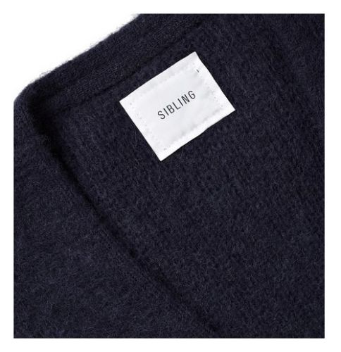 Men's Cardigan Mohair Sweater