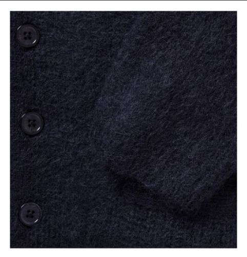 Men's Cardigan Mohair Sweater