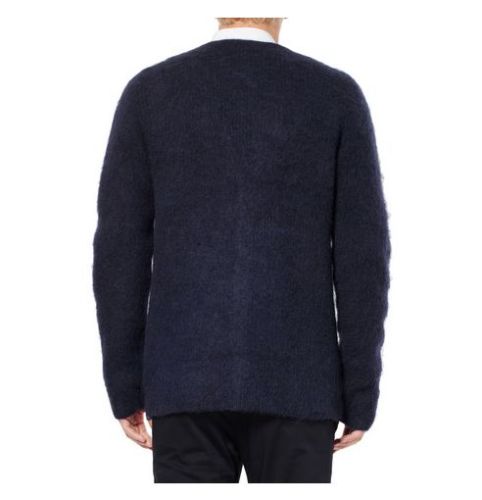 Men's Cardigan Mohair Sweater