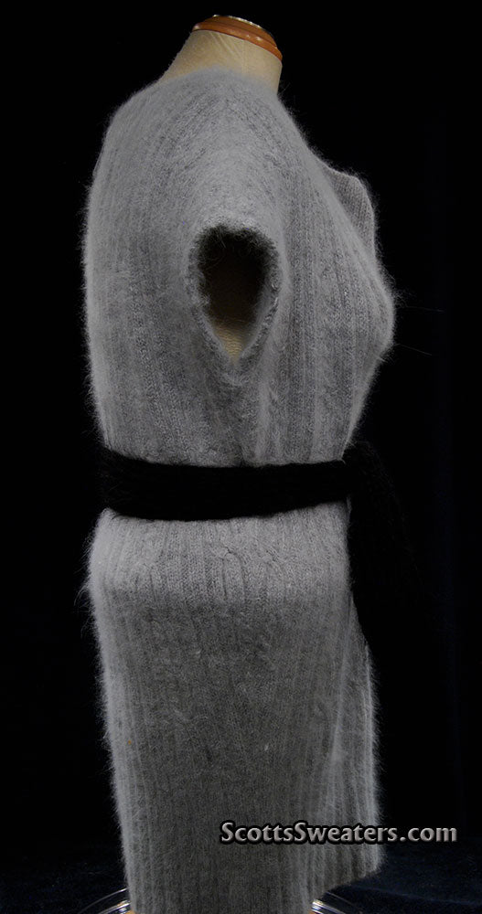 Graues Angora-Pulloverkleid von Willi Smith