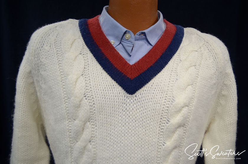 Classic Retro Tennis Sweater