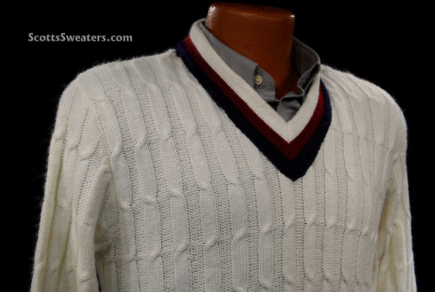 Men's Retro Tennis Sweater