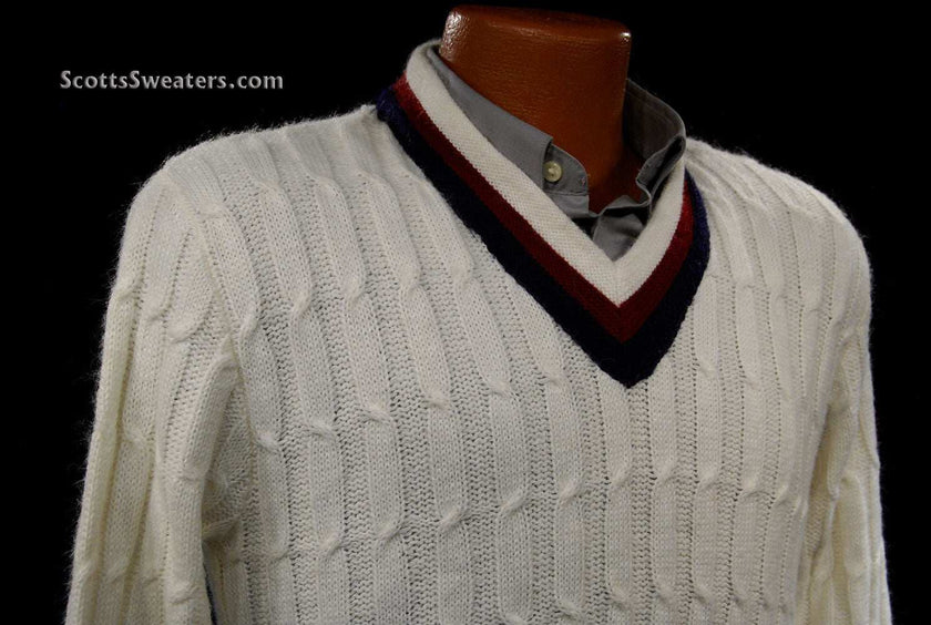 Men's Retro Tennis Sweater