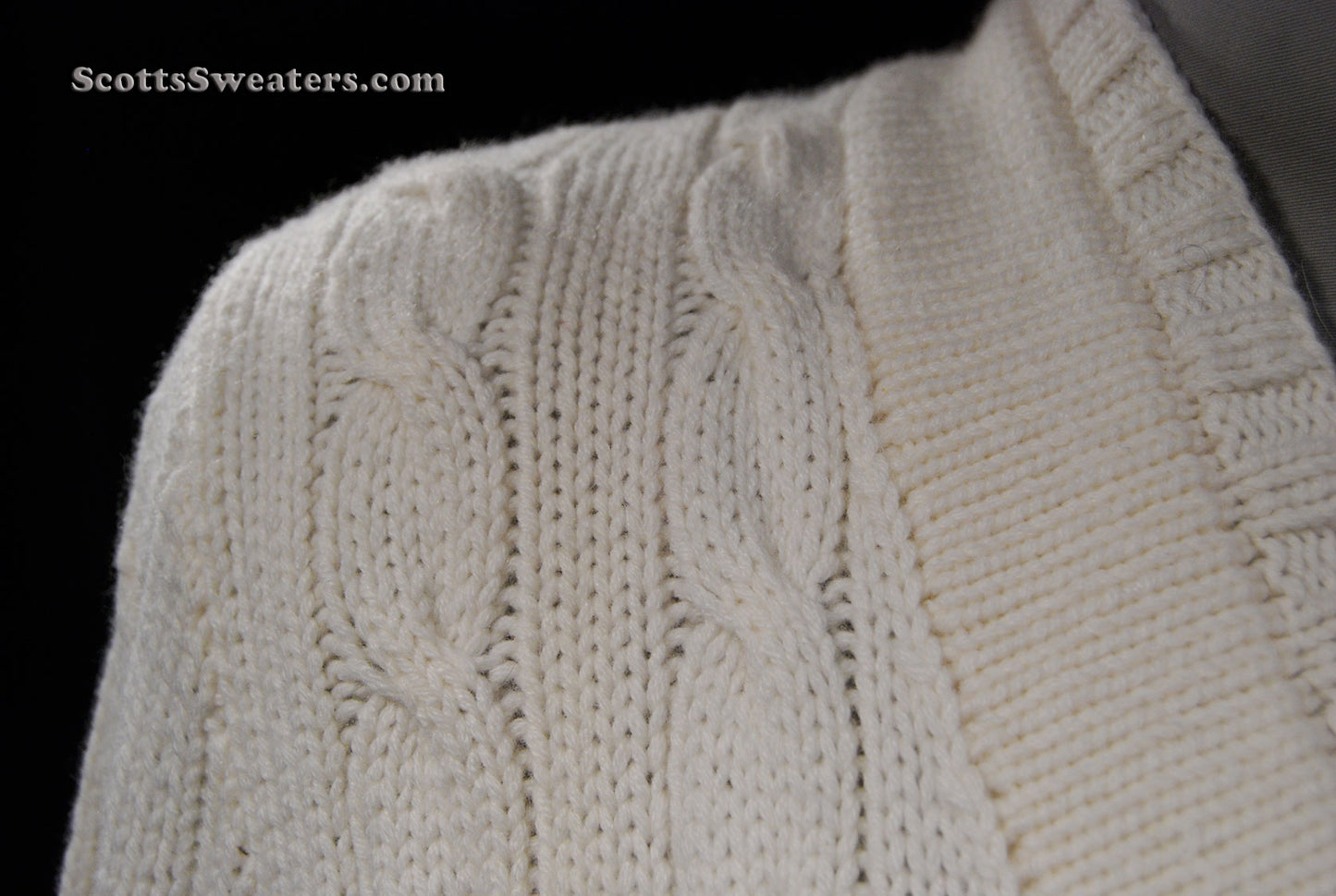Men's Cashmere V-neck Pullover Tennis Sweater by Polo Ralph Lauren