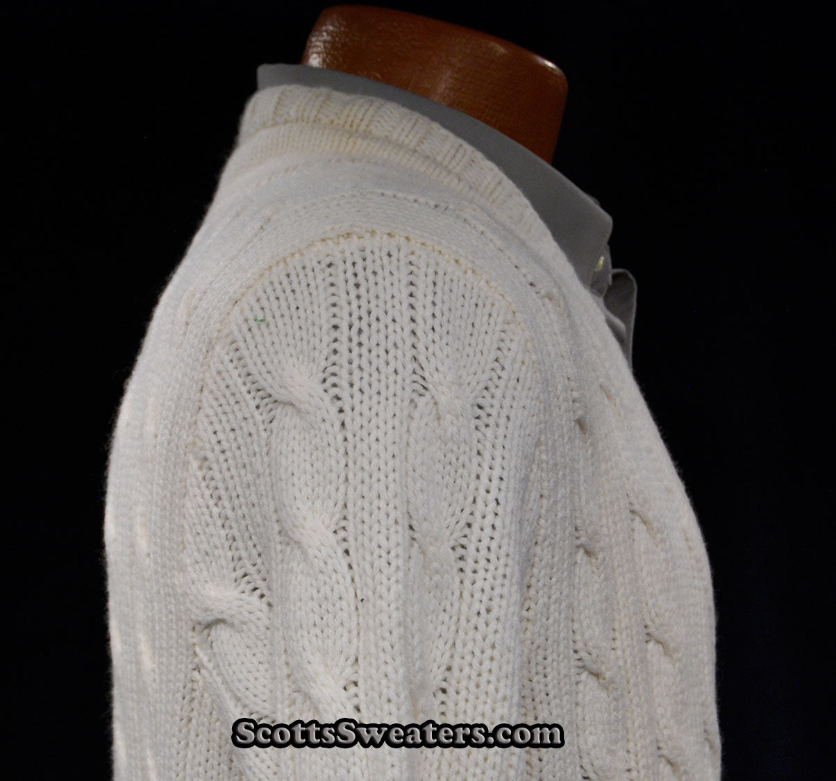 Men's Cashmere V-neck Pullover Tennis Sweater by Polo Ralph Lauren