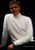 Men angora sweater turtleneck
