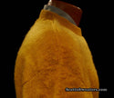 Retro golden shaggy mohair crewneck sweater by Queen's Way to Fashion in X-Small/Small size
