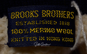Tennis Sweater Men's Marino Wool Brooks Brothers