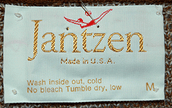 Brown and tan retro shaggy argyle V-neck mohair sweater by Jantzen, medium size 42