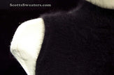 Sleeveless black angora sweaterdress by Next small size cling-fit style