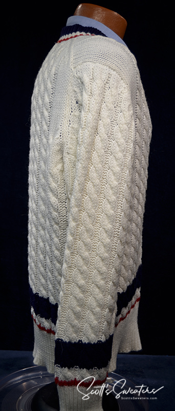 Retro Tennis Sweater Classic by Herman Phillips of London