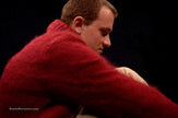 Men's Red Turtleneck Sweater Mohair by D&G