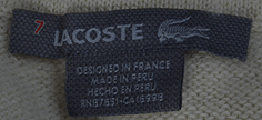 Men's ivory-white 100% baby Alpaca turtleneck sweater by Izod Lacoste in X-Large size