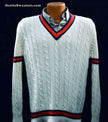 Men's Retro Tennis Sweater by Arthur Ashe Collection