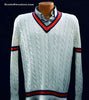 Men's Retro Tennis Sweater by Arthur Ashe Collection