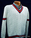 Men's Retro Tennis Sweater by Arthur Ashe Collection