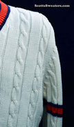 Men's Retro Tennis Sweater by Arthur Ashe Collection