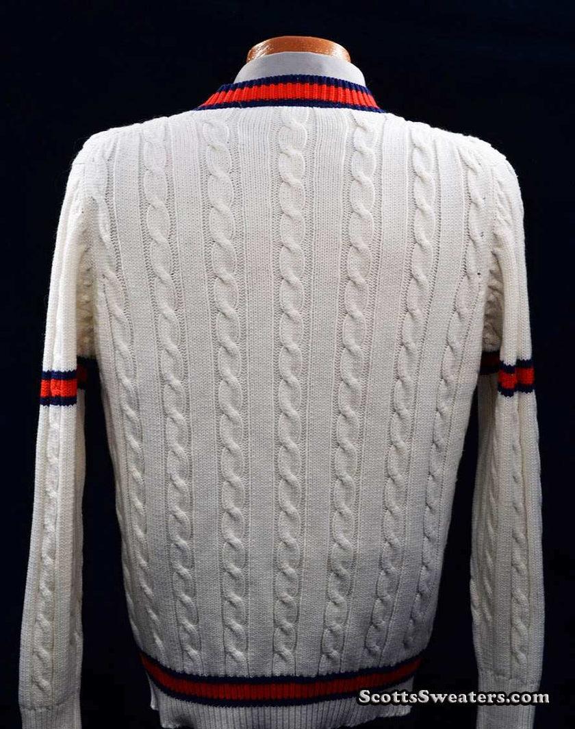 Men's Retro Tennis Sweater by Arthur Ashe Collection
