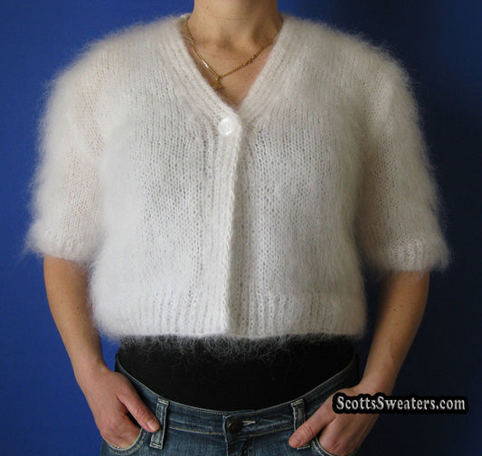 Damen-Shrug aus Mohair