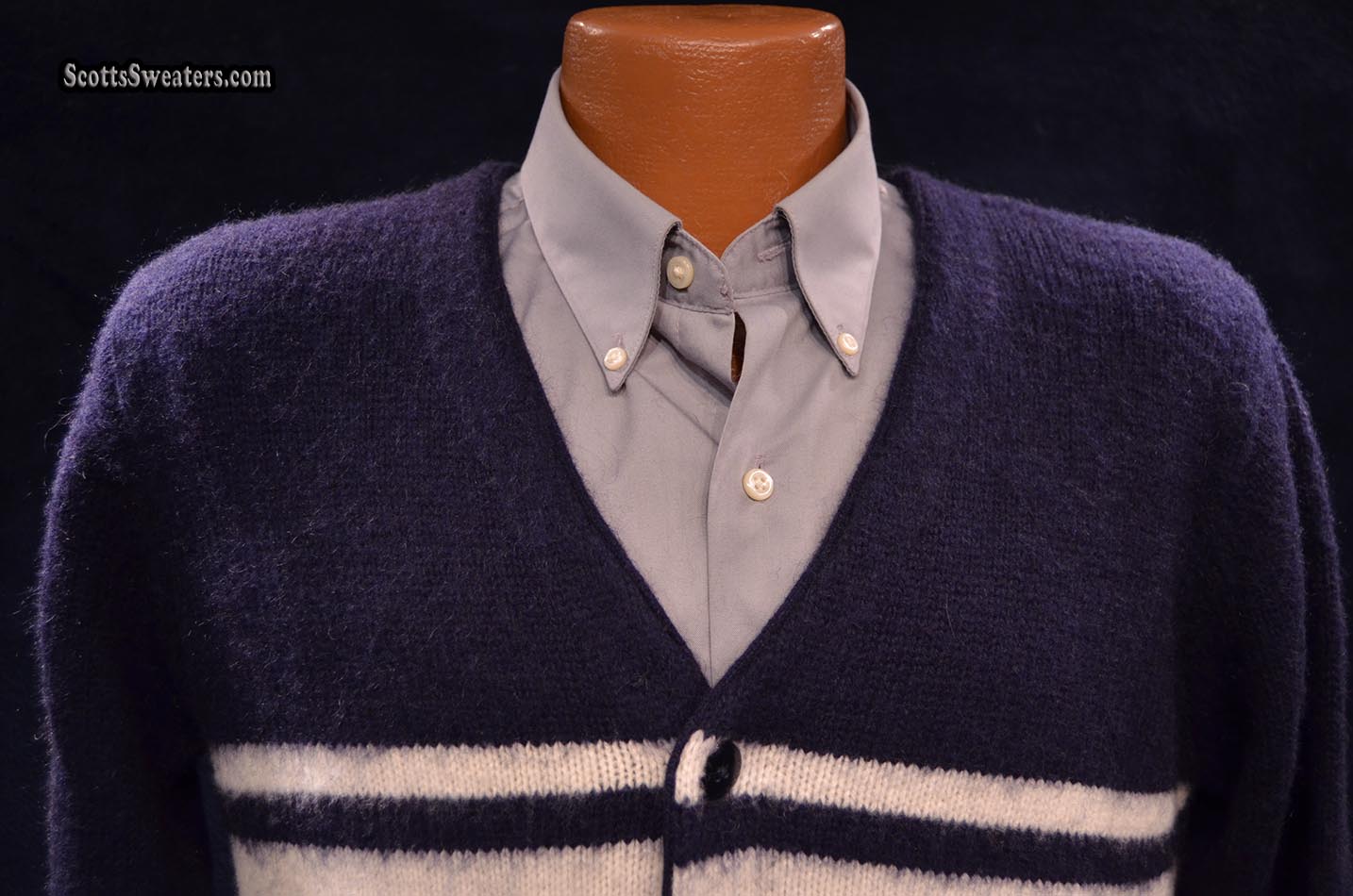 Herren Cardigan Mohair Pullover von Gant Rugger