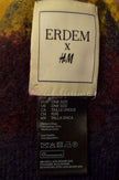 Matching burgundy hat and scarf for men's mohair crewneck sweater collaboration Erdem x H&M