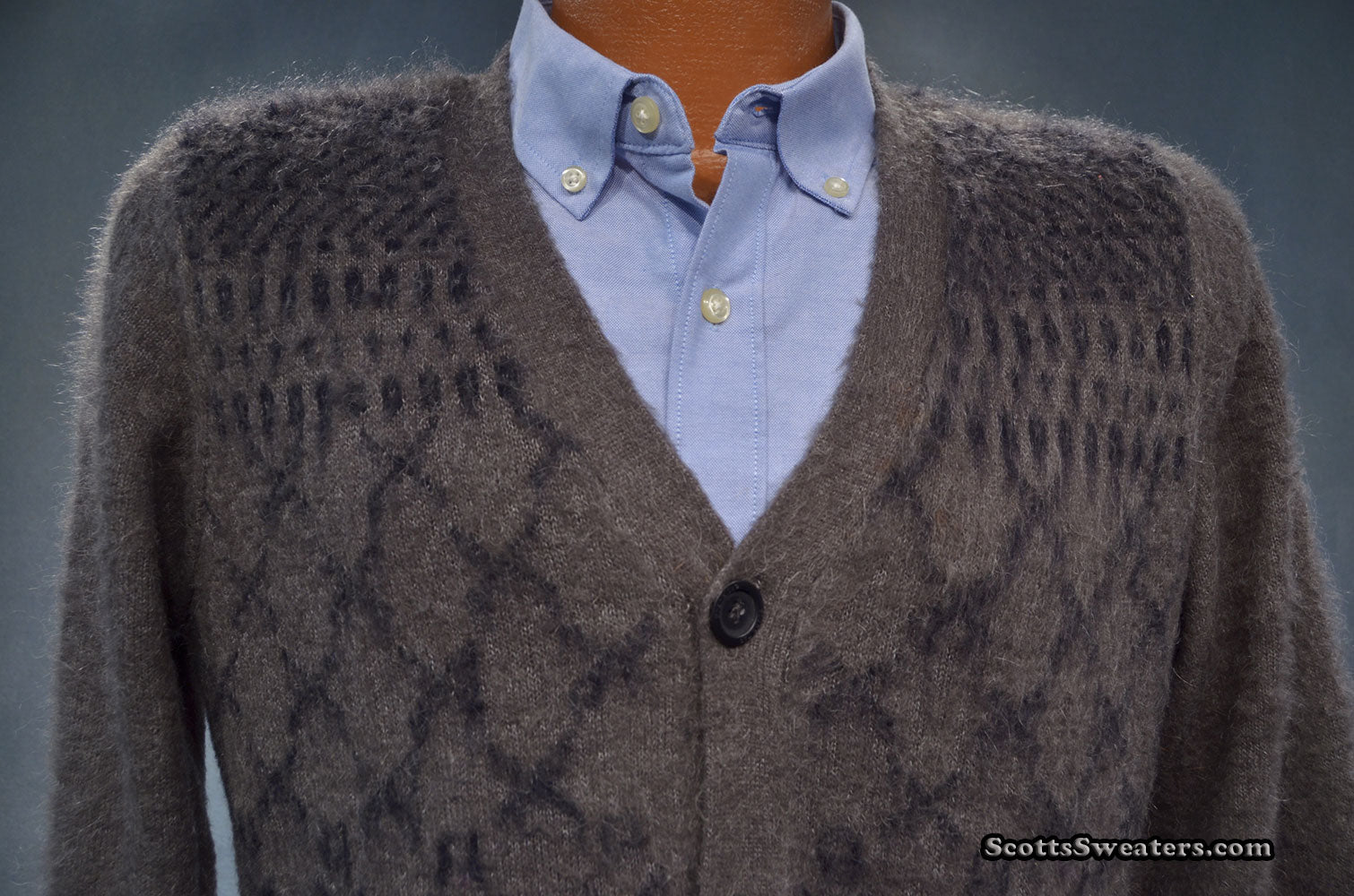 ZARAのメンズ スカルデザイン モヘアセーター – Scott's Sweaters