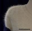 White-red-navy color-block mohair sweater by Madewell in small-medium size