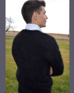 Men's Angora Sweater Ultra-soft Cardigan