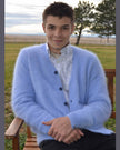 Men's Angora Sweater Ultra-soft Cardigan